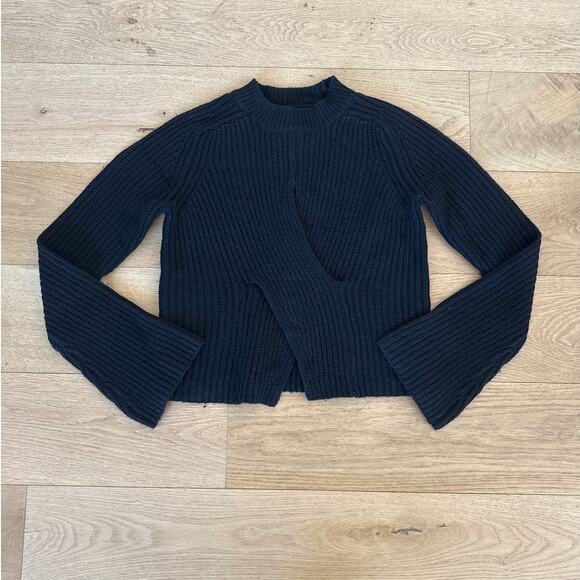 Misha Nonoo - Jacinta Twist Sweater in Black - Picture 1 of 5